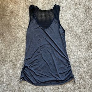 Lululemon athletica long lightweight tank top- dark gray